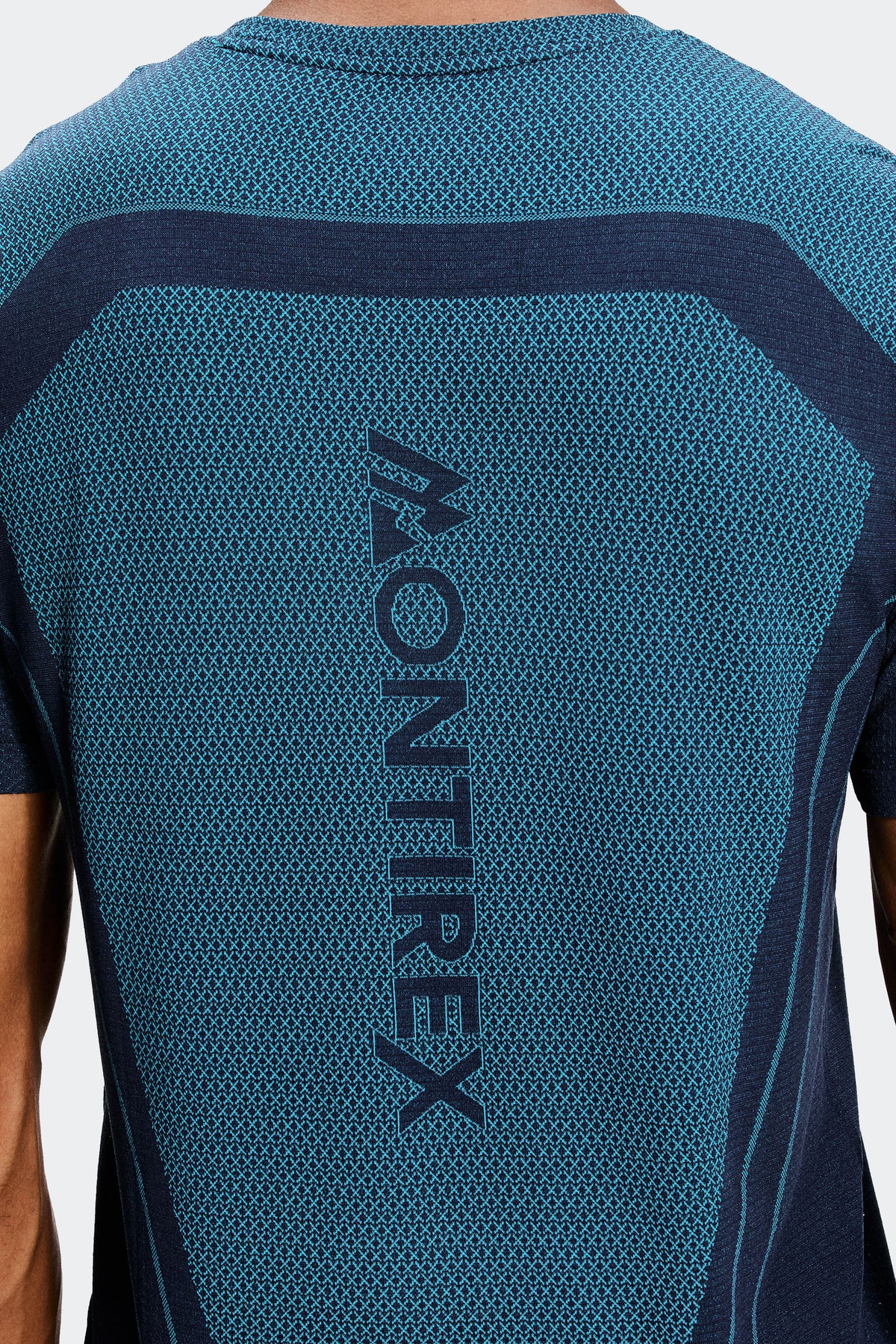 Pulse Seamless T-Shirt - Midnight Blue/Vivid Aqua