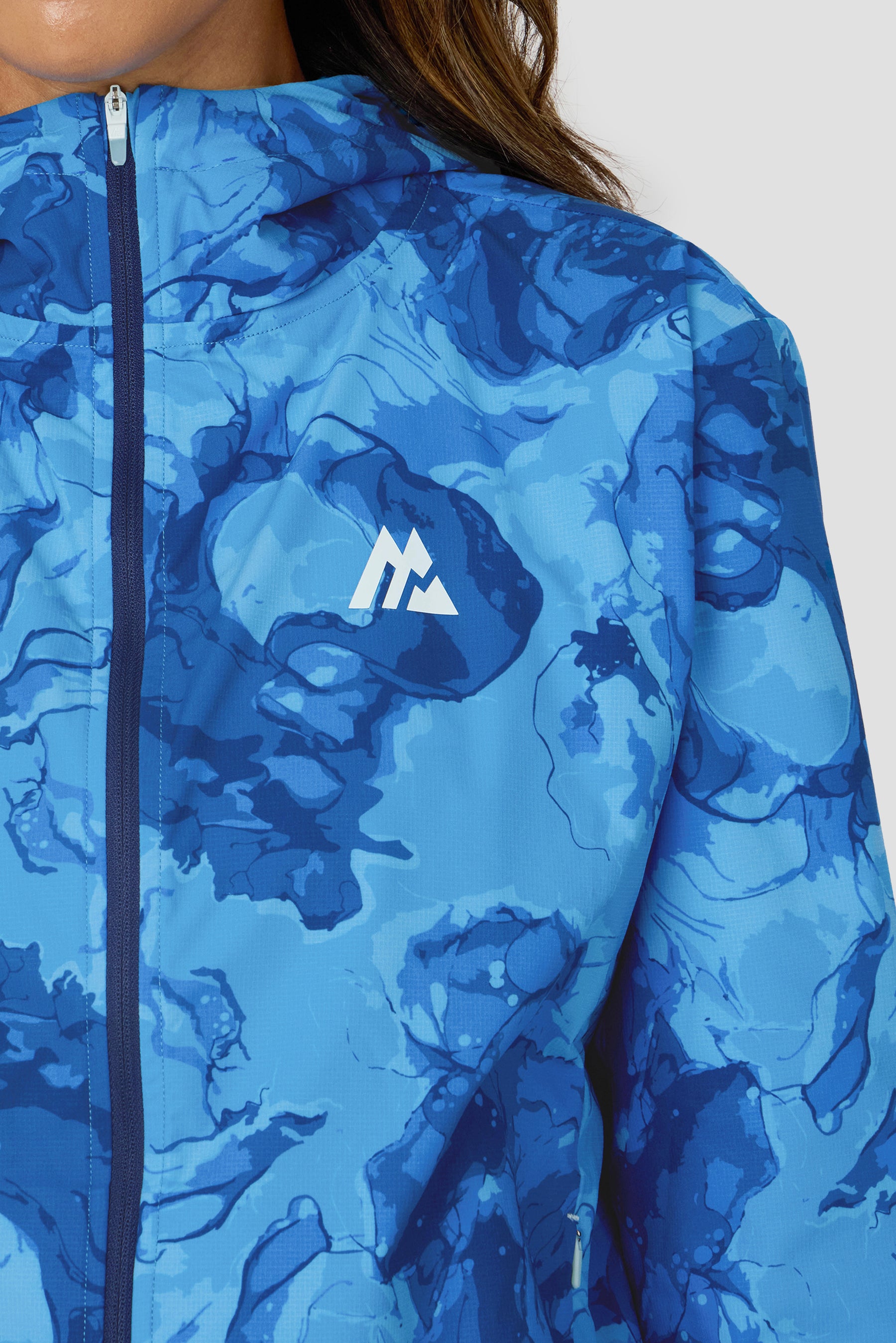 Fusion Print Windbreaker - Agency/Fira