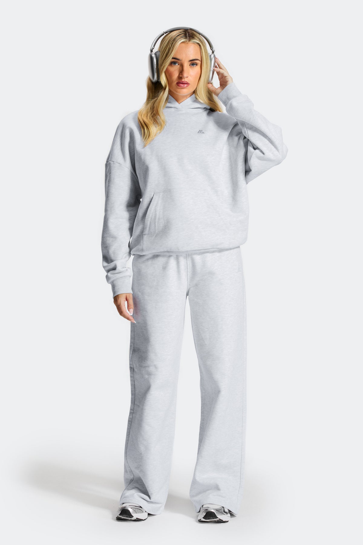 Form Fleece Hood - Grey Marl