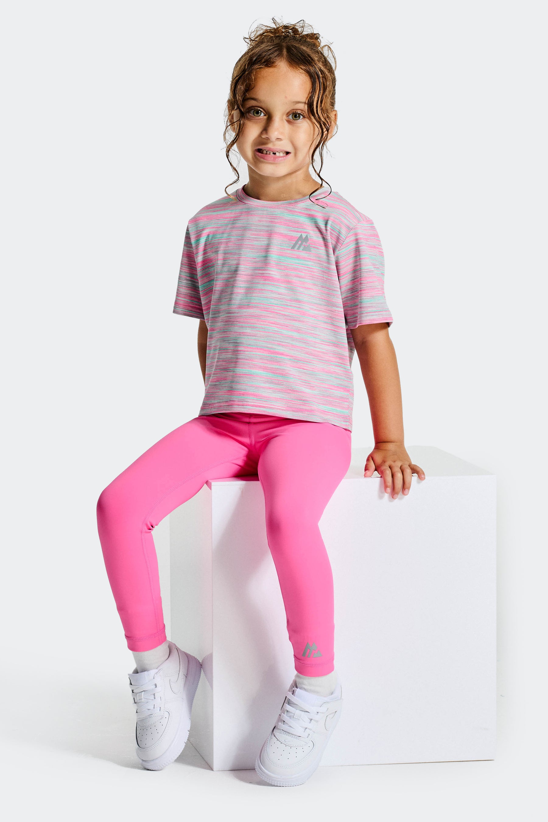 Infant Girls Trail T-Shirt - Pink/Green