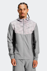 Trail Windbreaker - Grey/Pink