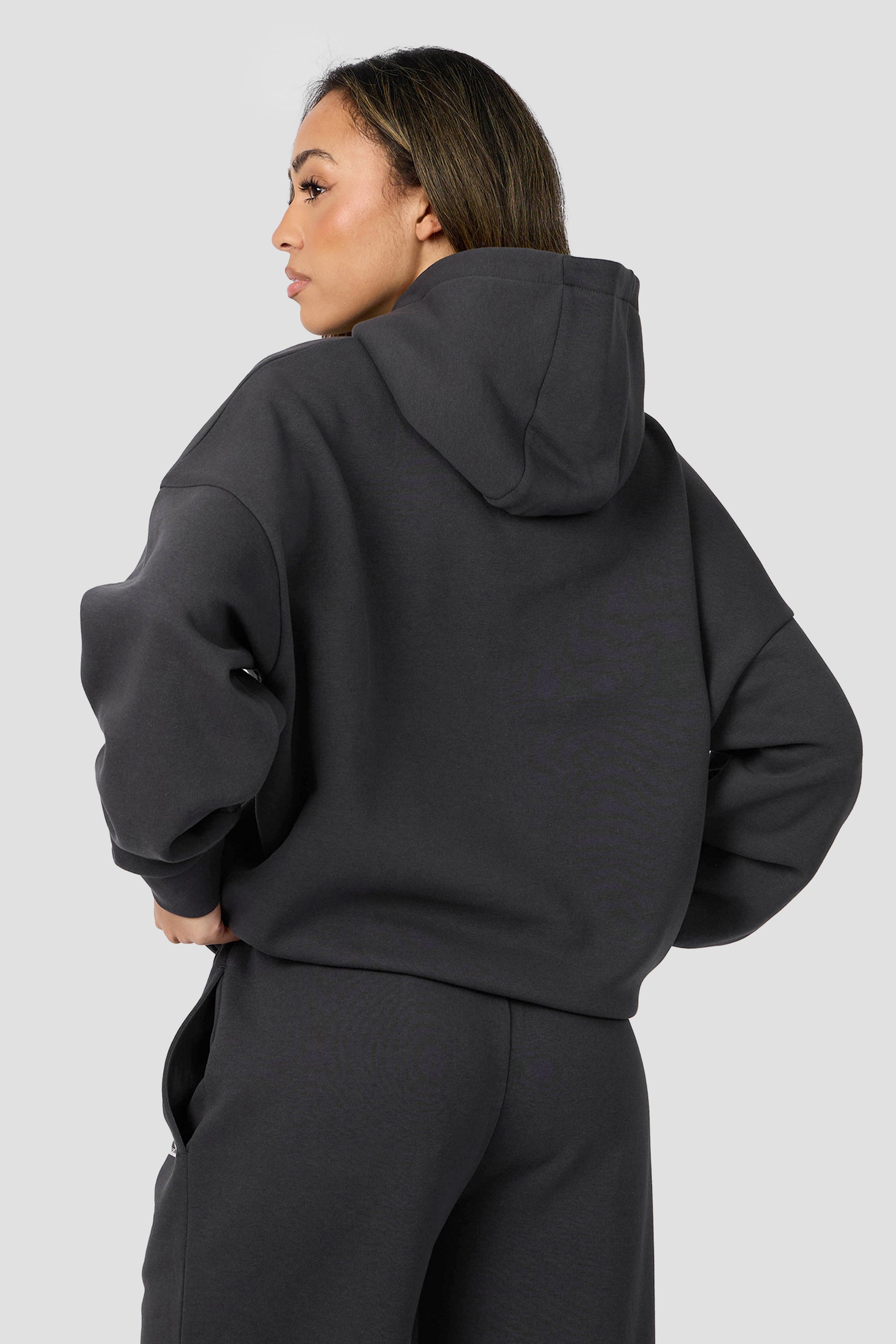 Athleisure Club Hood - Washed Black