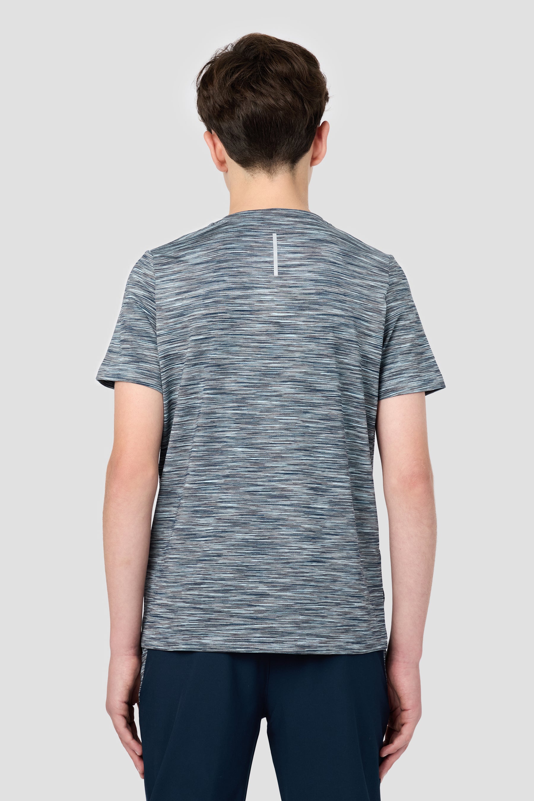 Boys Trail T-Shirt - Navy/Blue/Grey