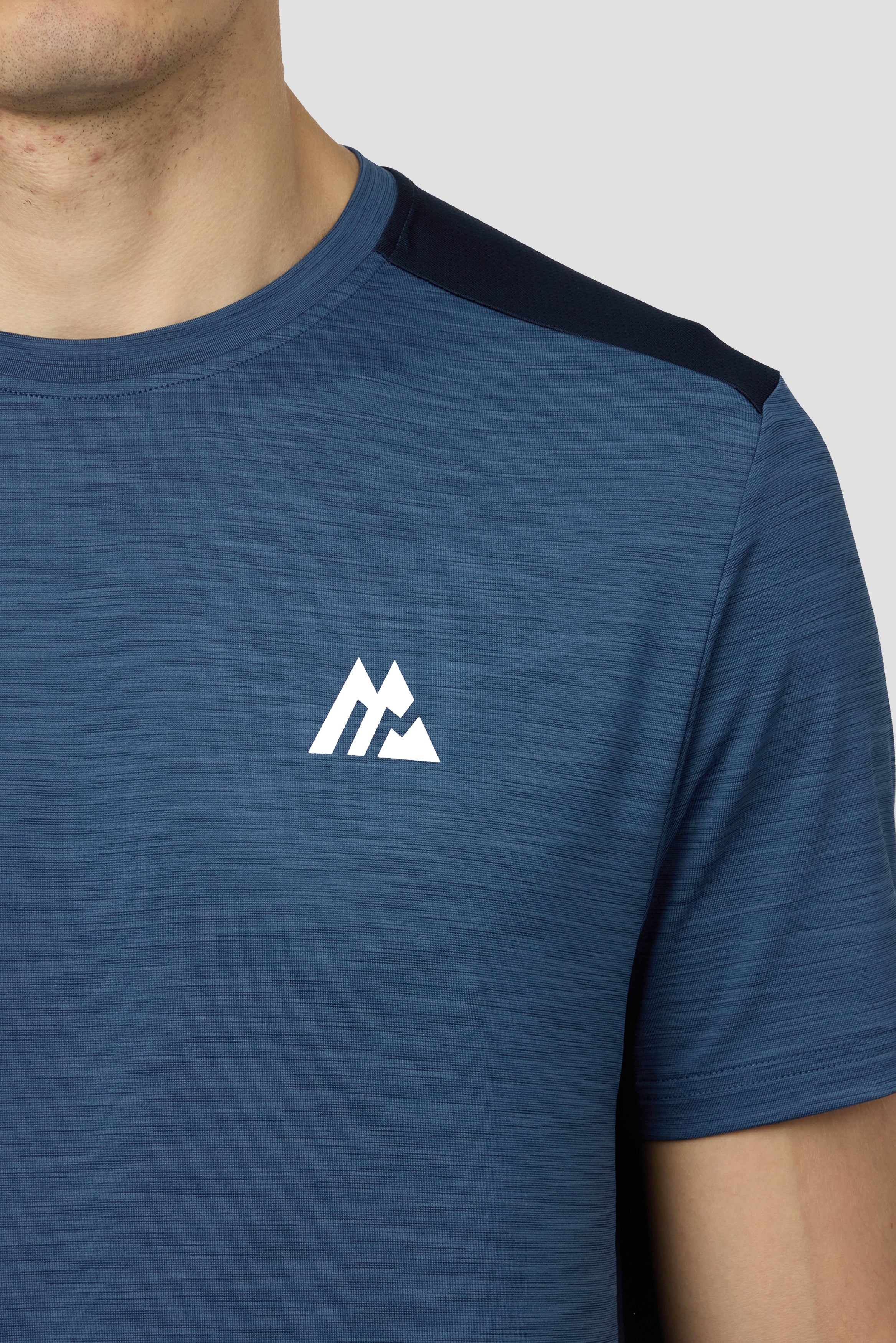 Fuse T-Shirt - Naval Blue | Montirex Sportswear Gymwear Top