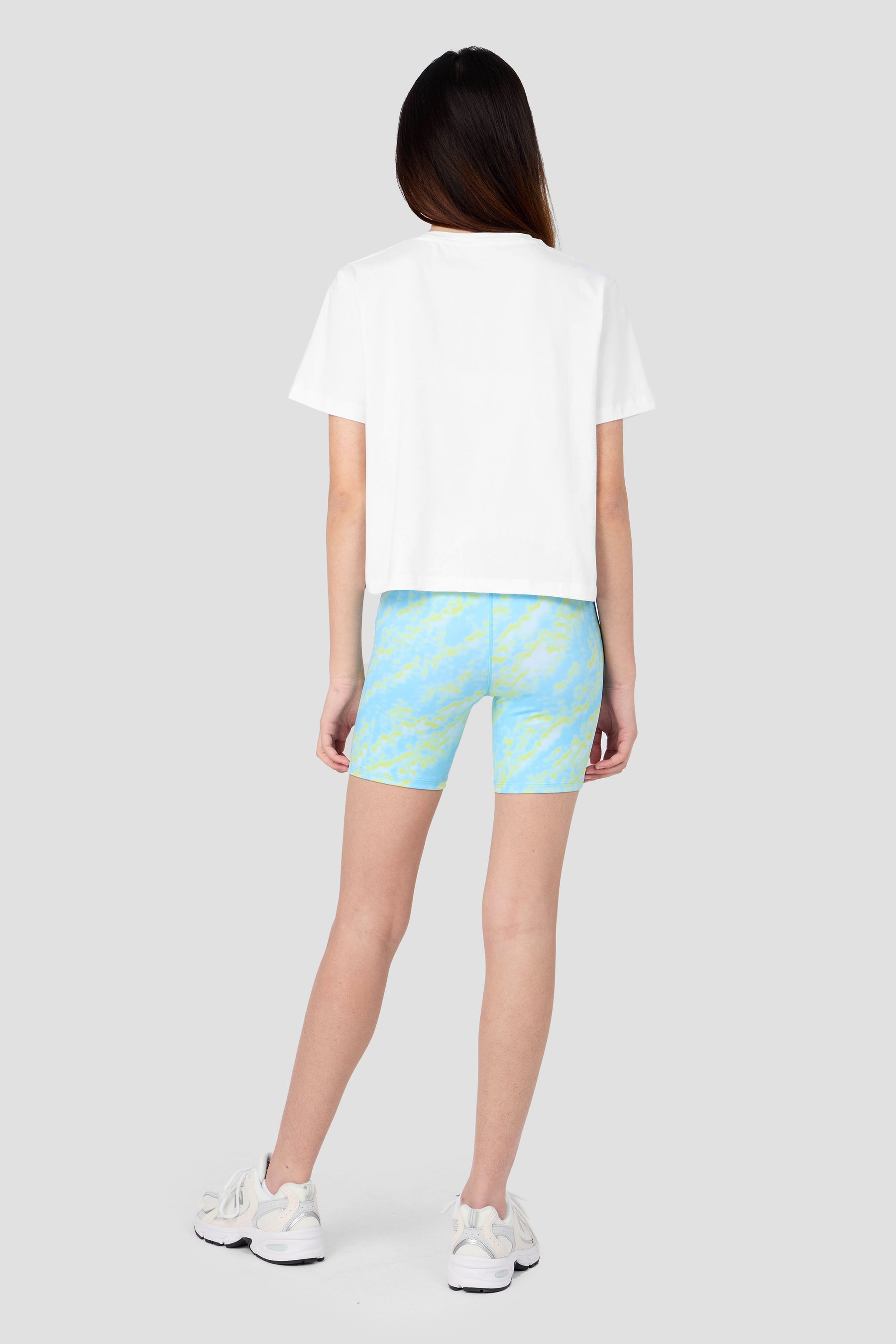 Girls Celeste Short - Seashell Blue/Misty Blue/Apple