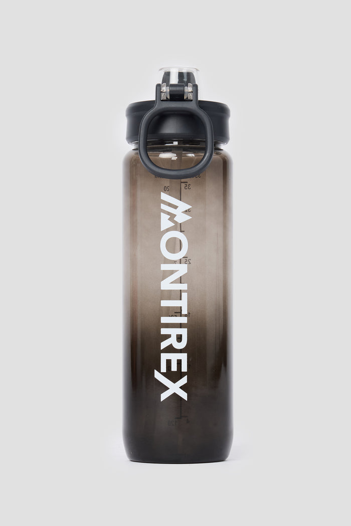Plastic Push Bottle - Black