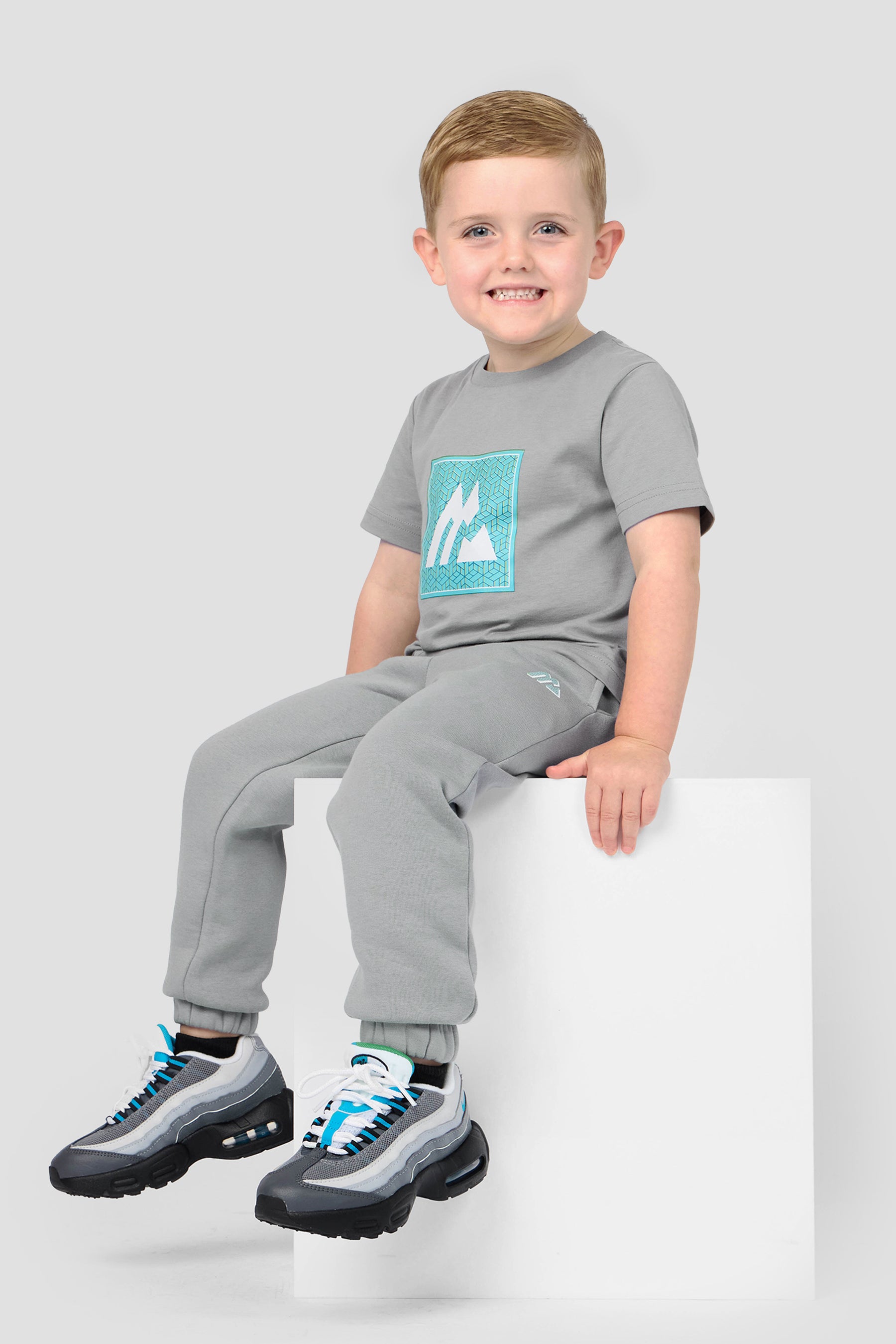 Infant Boys Prism T-Shirt - Platinum Grey