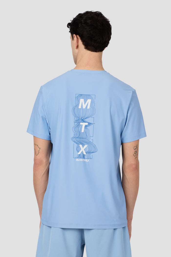 Frequency T-Shirt - Cloudy Blue/Charcoal Blue