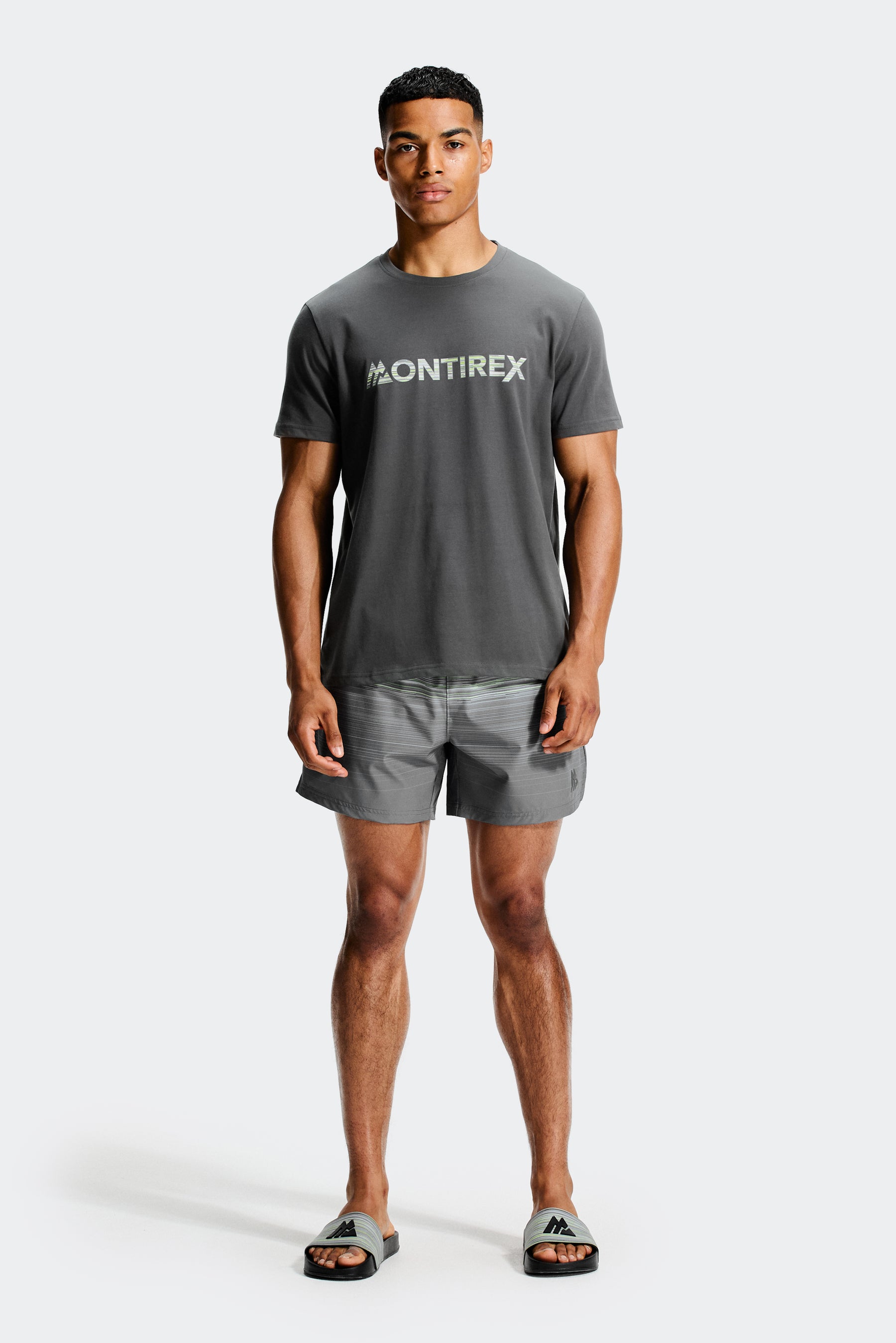 Trail M Logo T-Shirt - Asphalt