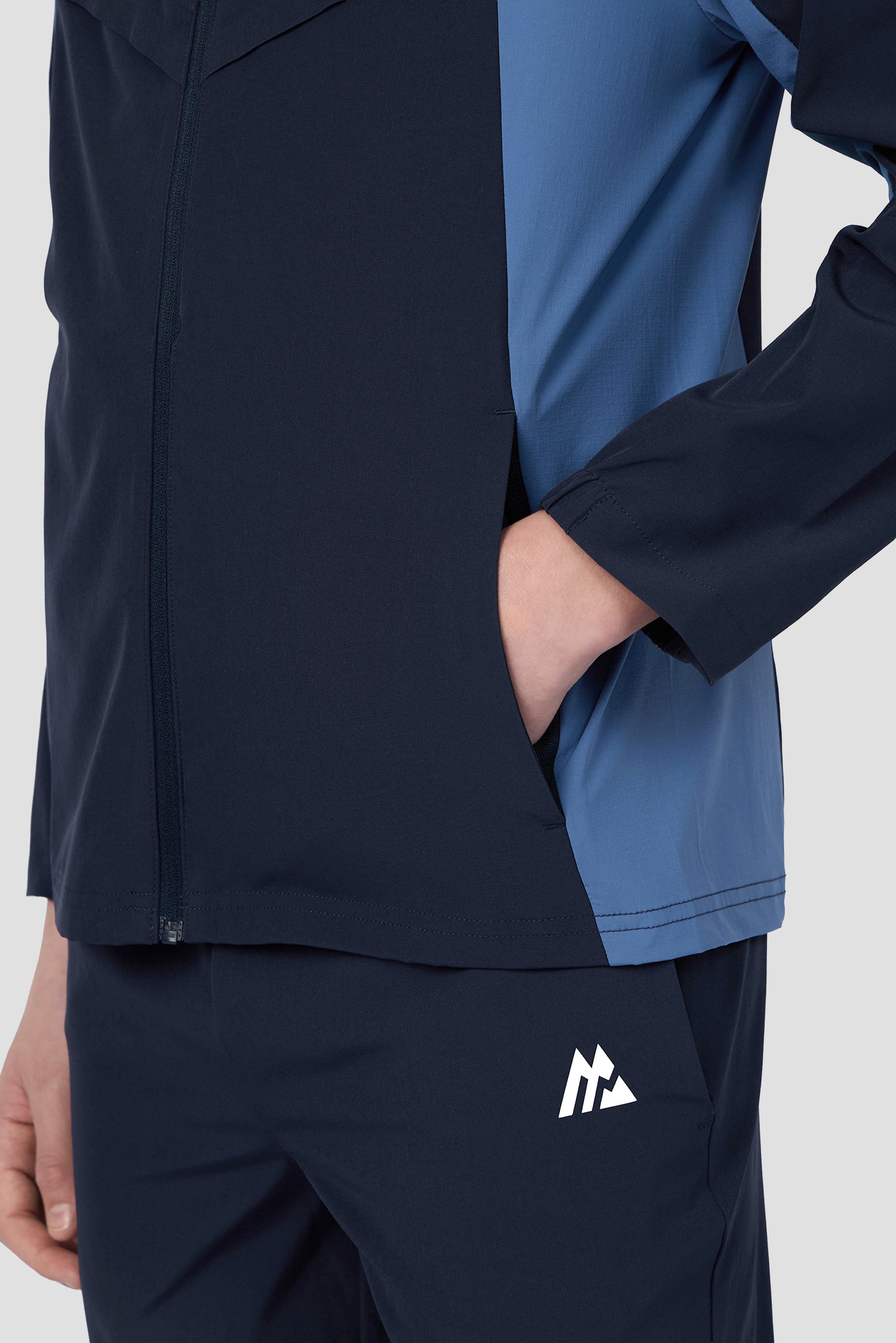 Boys Scope Jacket - Midnight Blue/Charcoal Blue