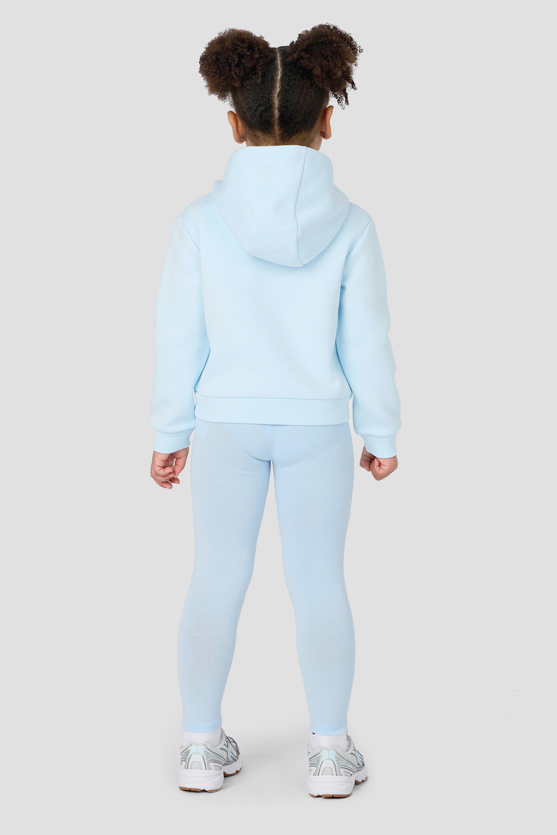 Infant Girls Joy Hood and Legging Set - Misty Blue