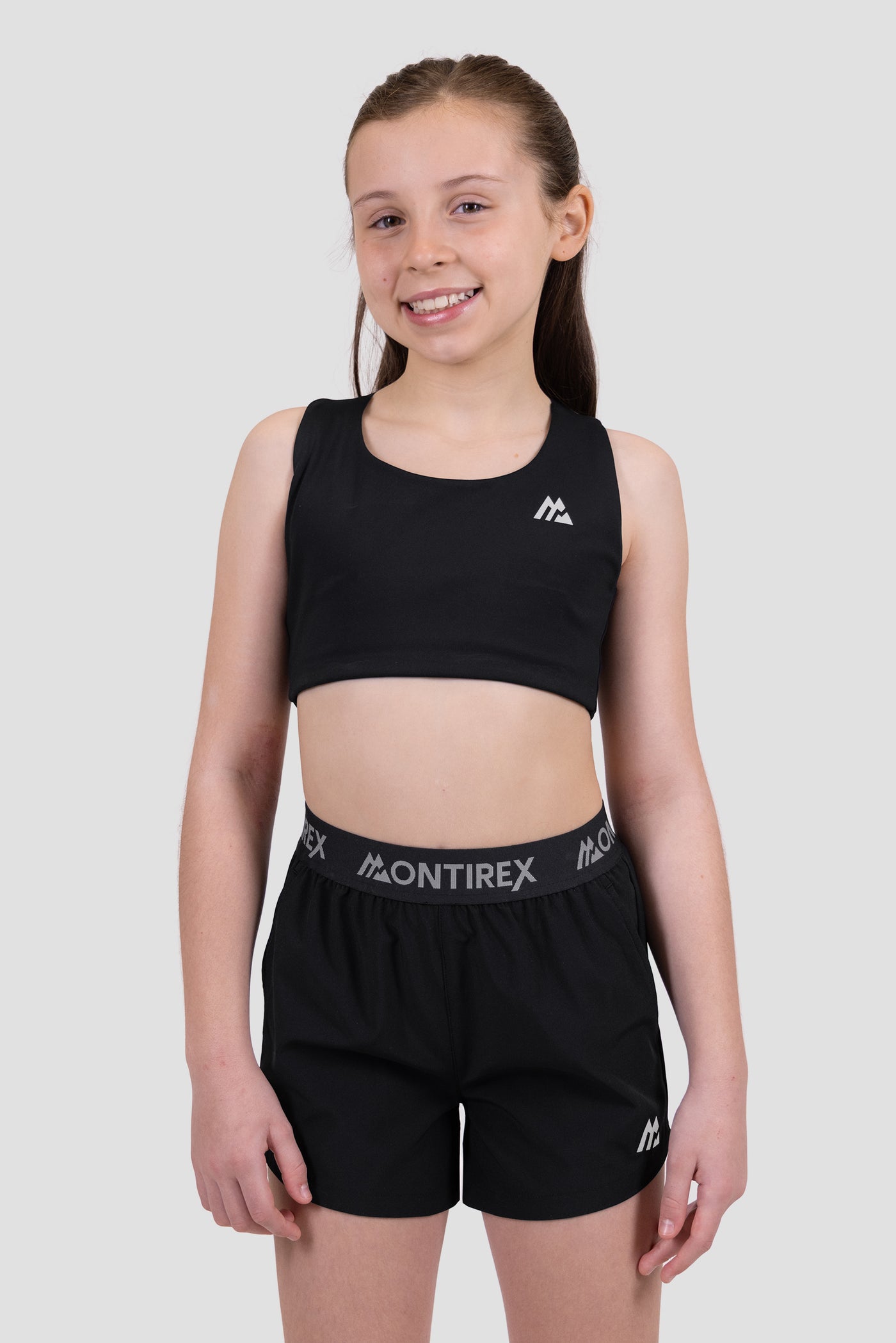 Girls Icon Bra Top - Black