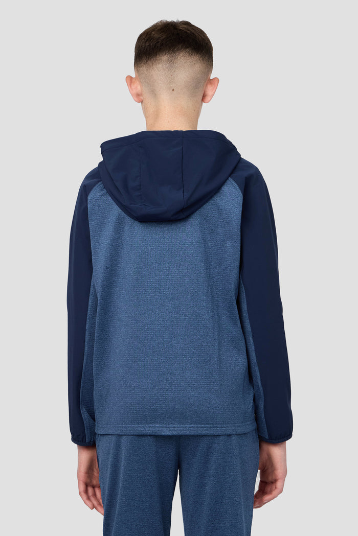 VALEN HOOD - ENSIGN BLUE MARL/BLACK IRIS