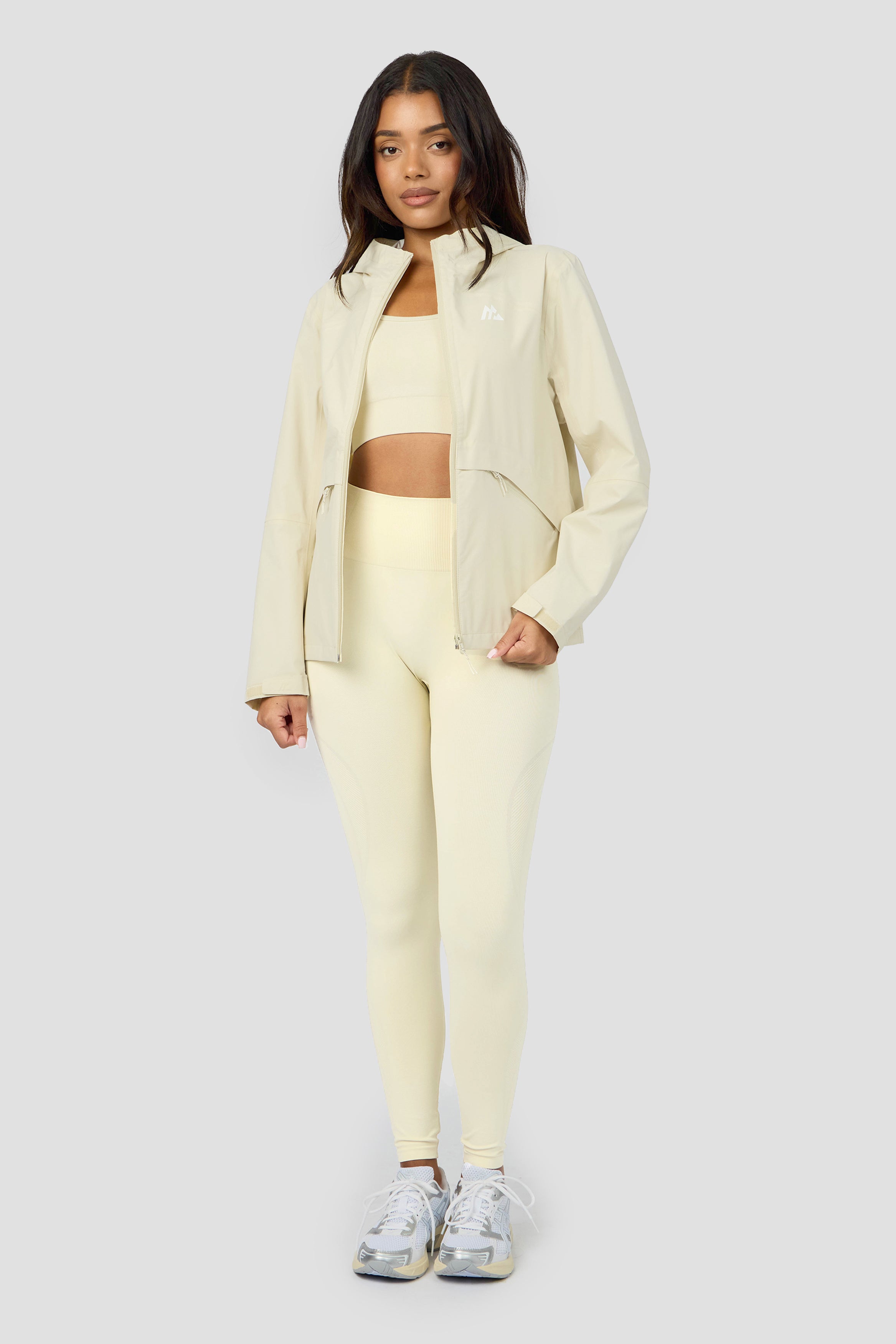 Mist Waterproof Jacket - Vanilla Foam | Montirex Sportswear Clothing