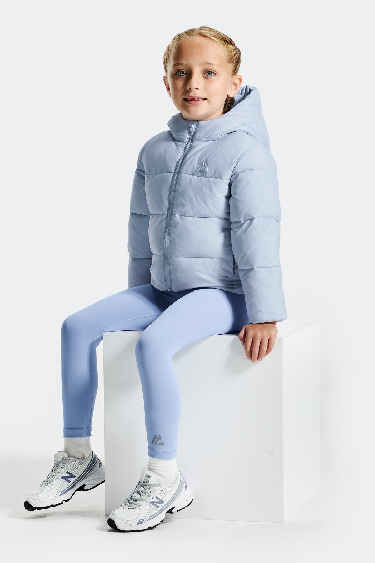 Infant Girls Glacier Padded Jacket - Icy Blue