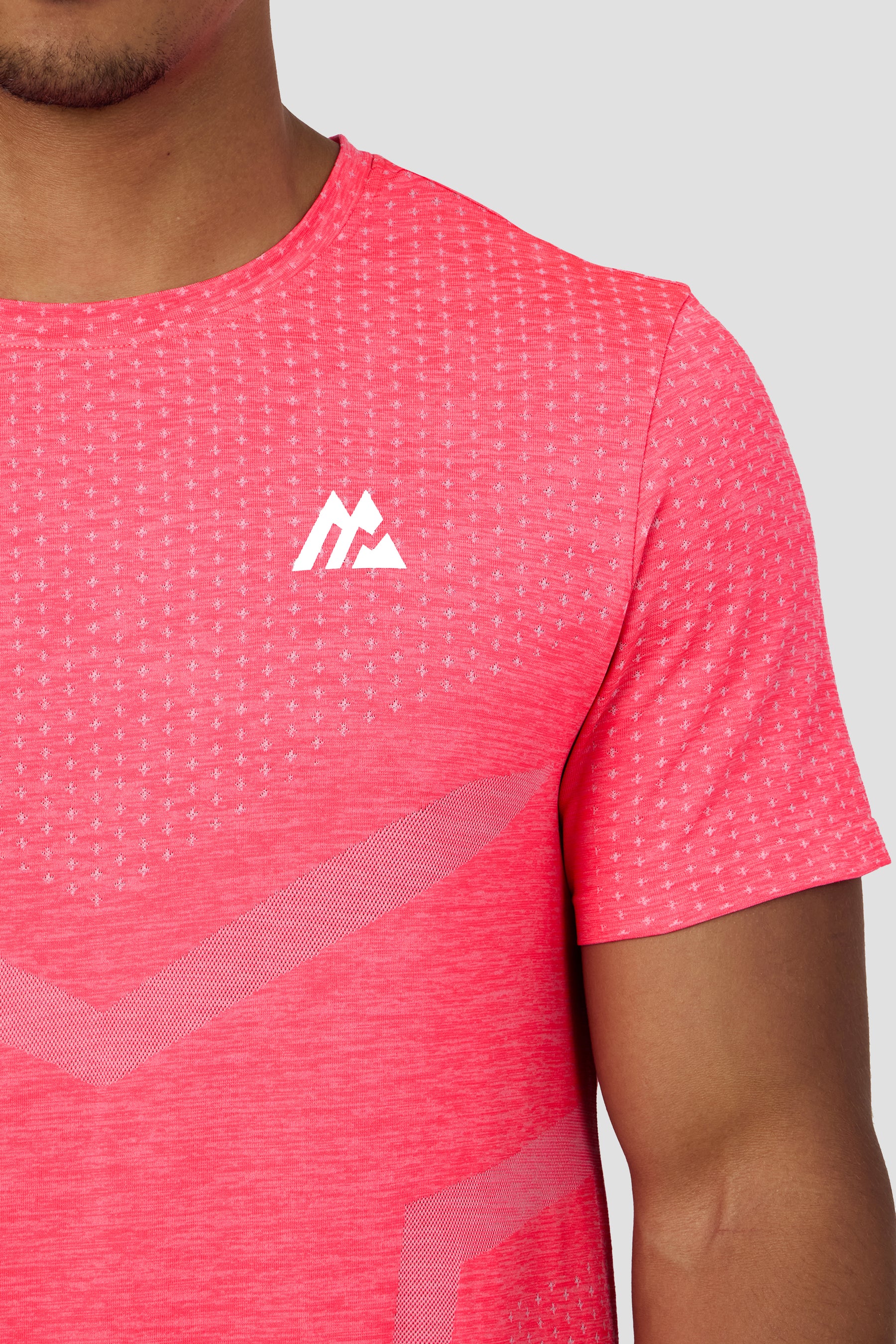 Vault Seamless T-Shirt - Shocking Pink/Breeze
