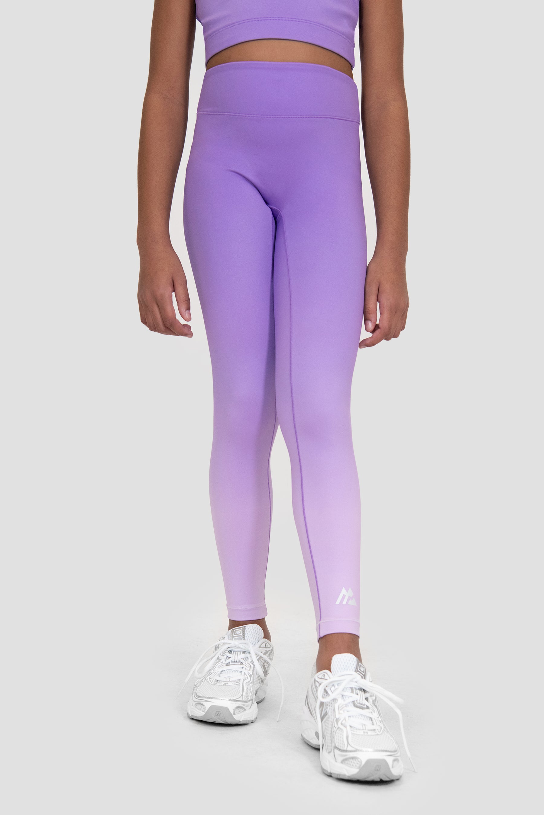 Girls Glow Legging - Parma/Royal Purple