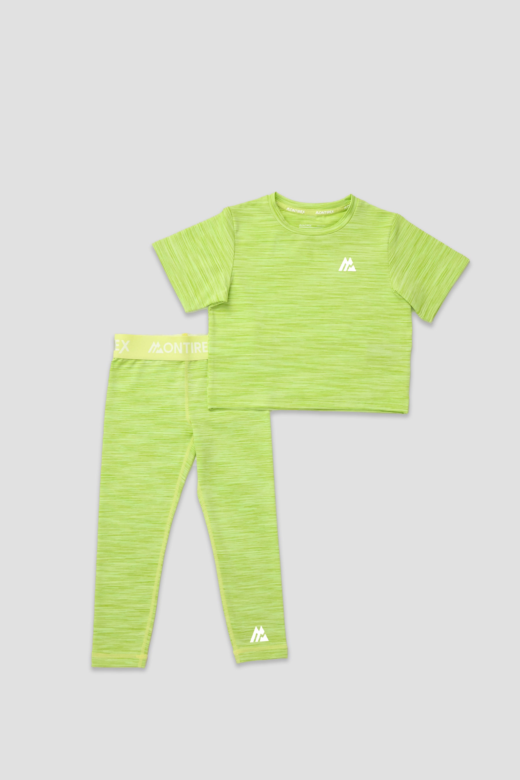 Infant Girls Trail T-Shirt/Legging Set - Lime Green