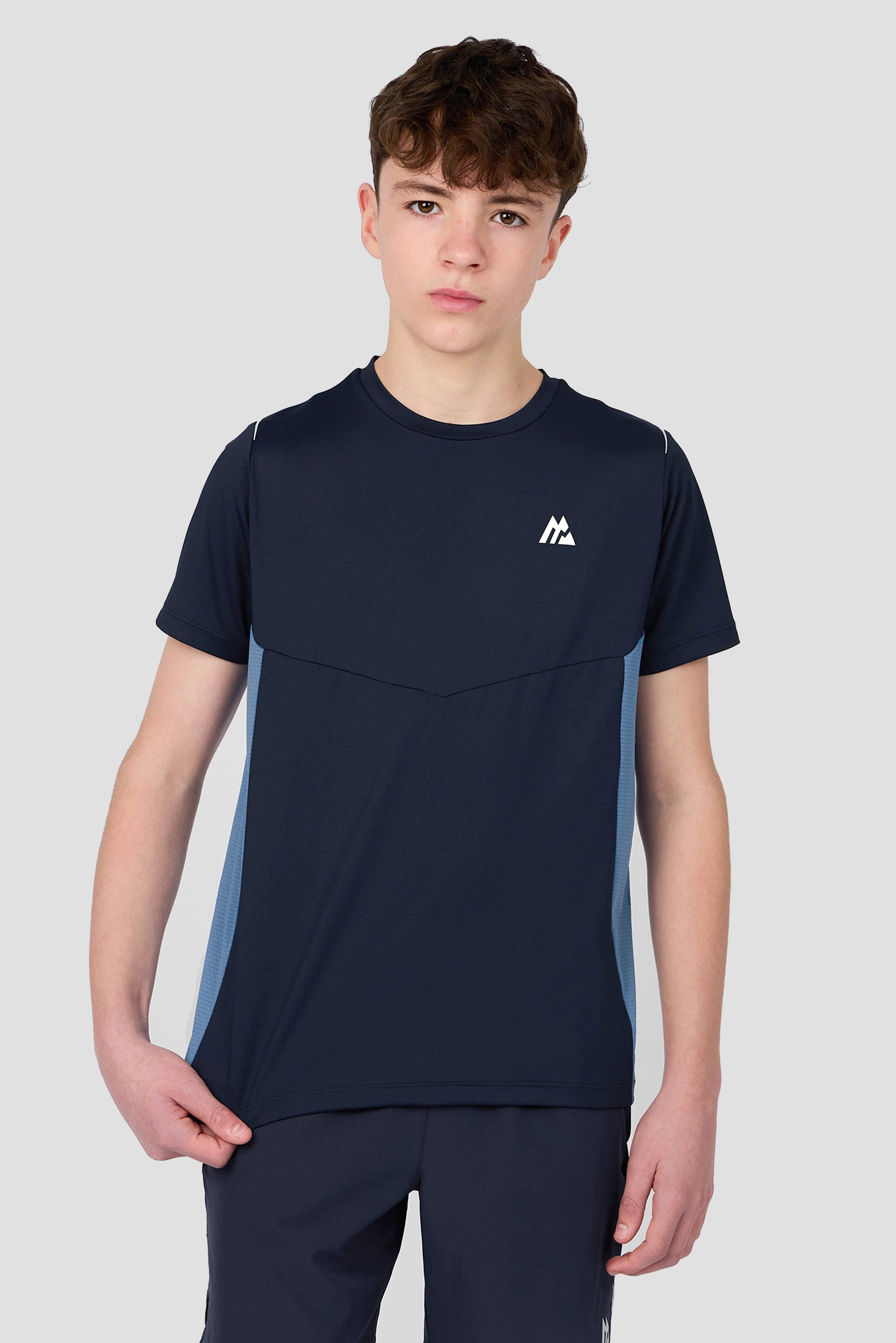 Boys Scope T-Shirt - Midnight Blue/Charcoal Blue