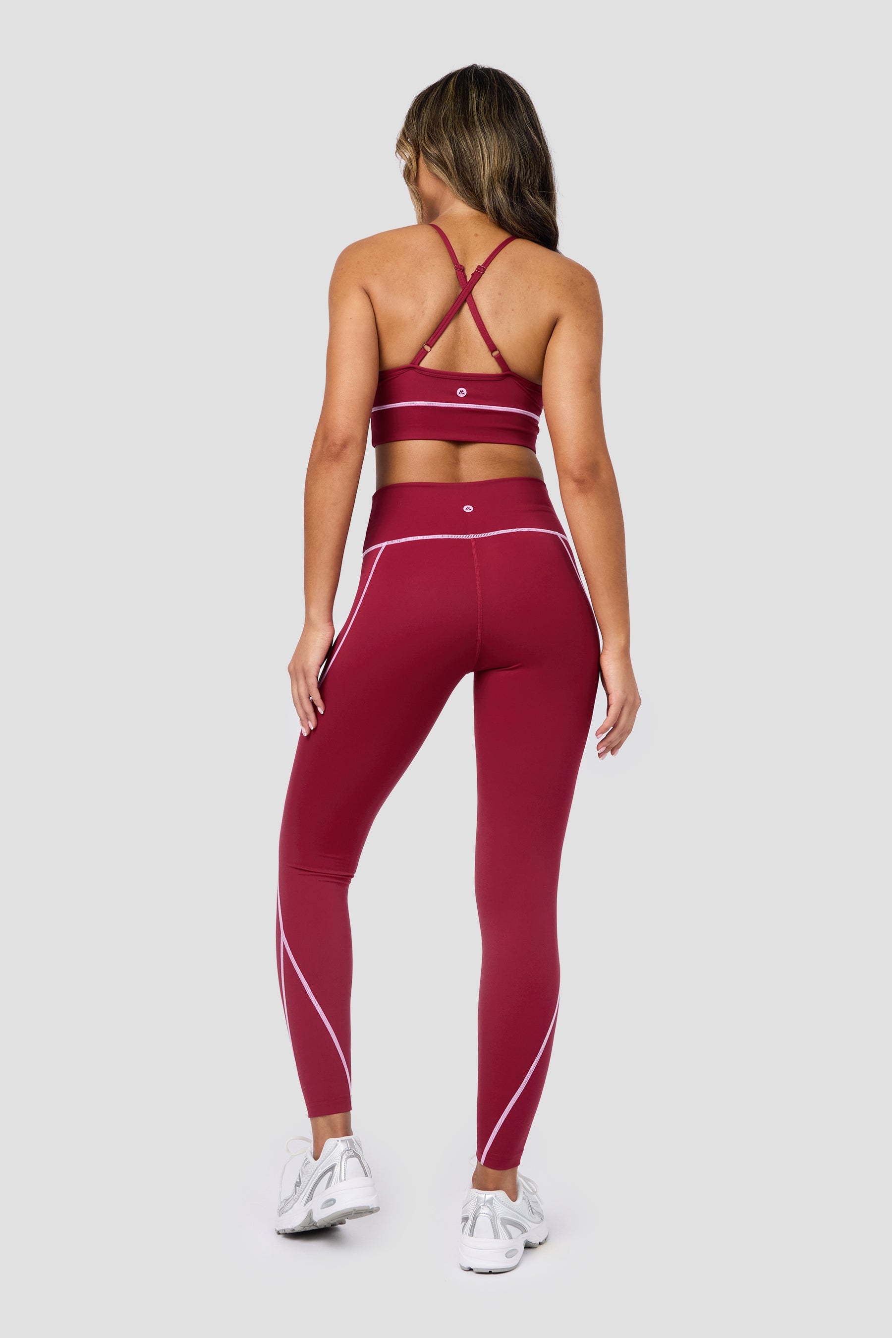 Accolade Sports Bra - Dark Crimson/Rosella