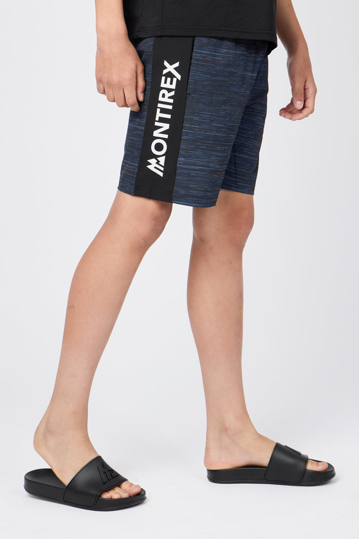 Boys Trail Swim Short - Black