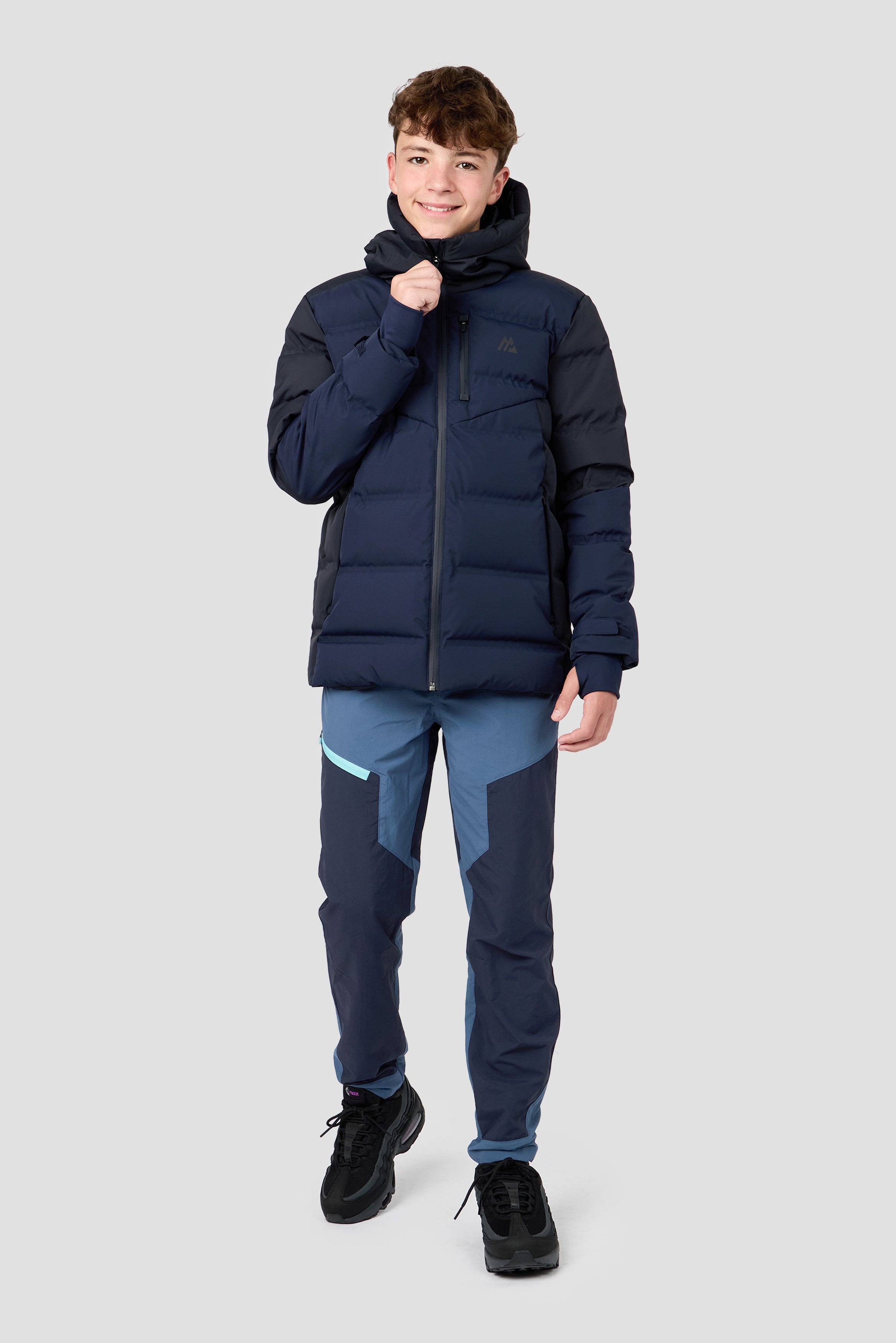 Montirex Boys Descent Down Jacket | Sportswear Gymwear Blue