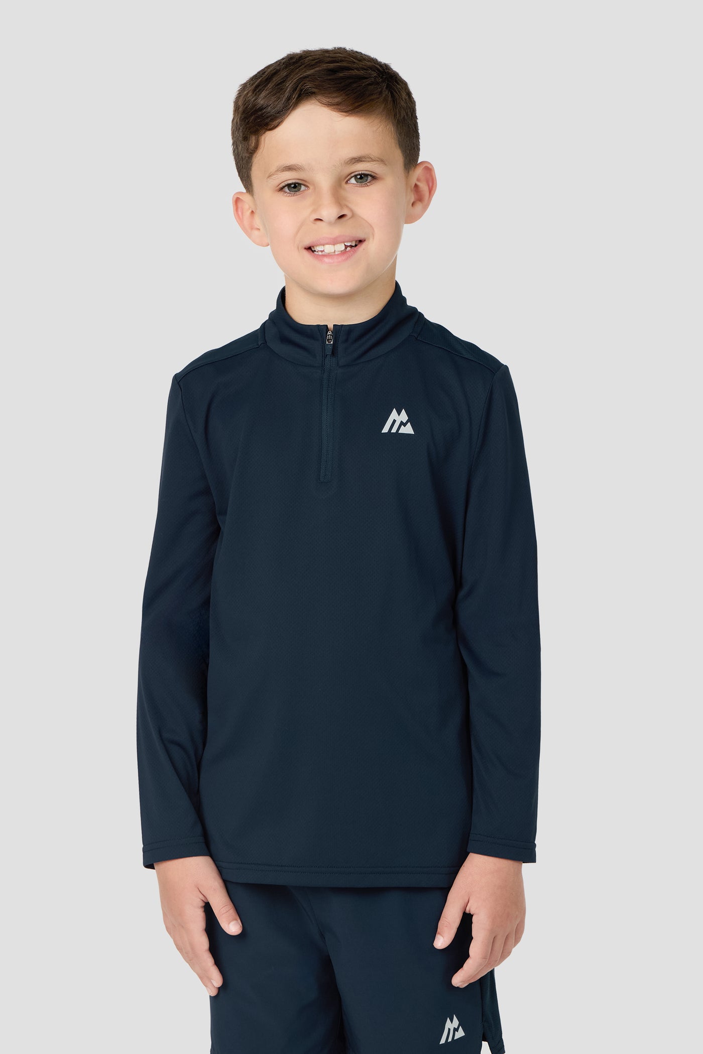 Boys Delta 1/4 Zip - Midnight Blue