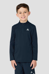 Boys Delta 1/4 Zip - Midnight Blue