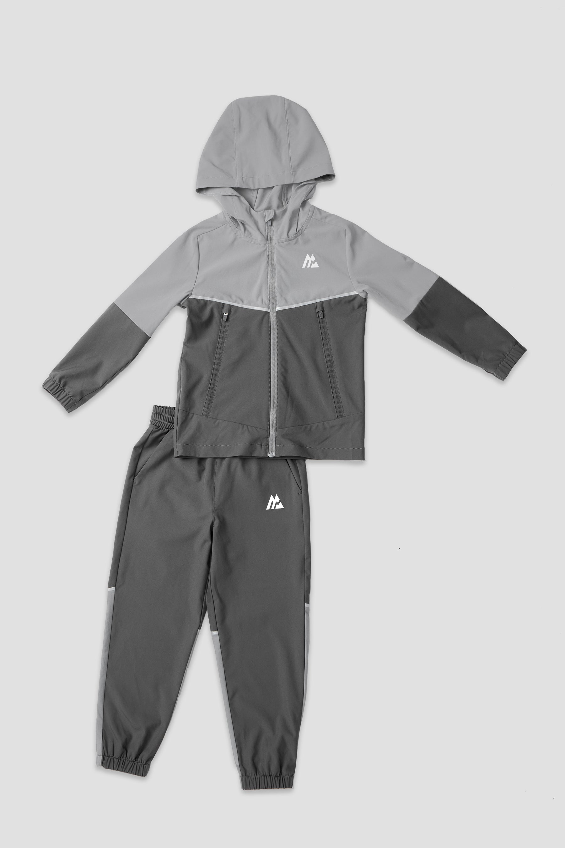 Infant Boys Trek Woven Jacket/Pant Set - Platinum Grey/Cement Grey