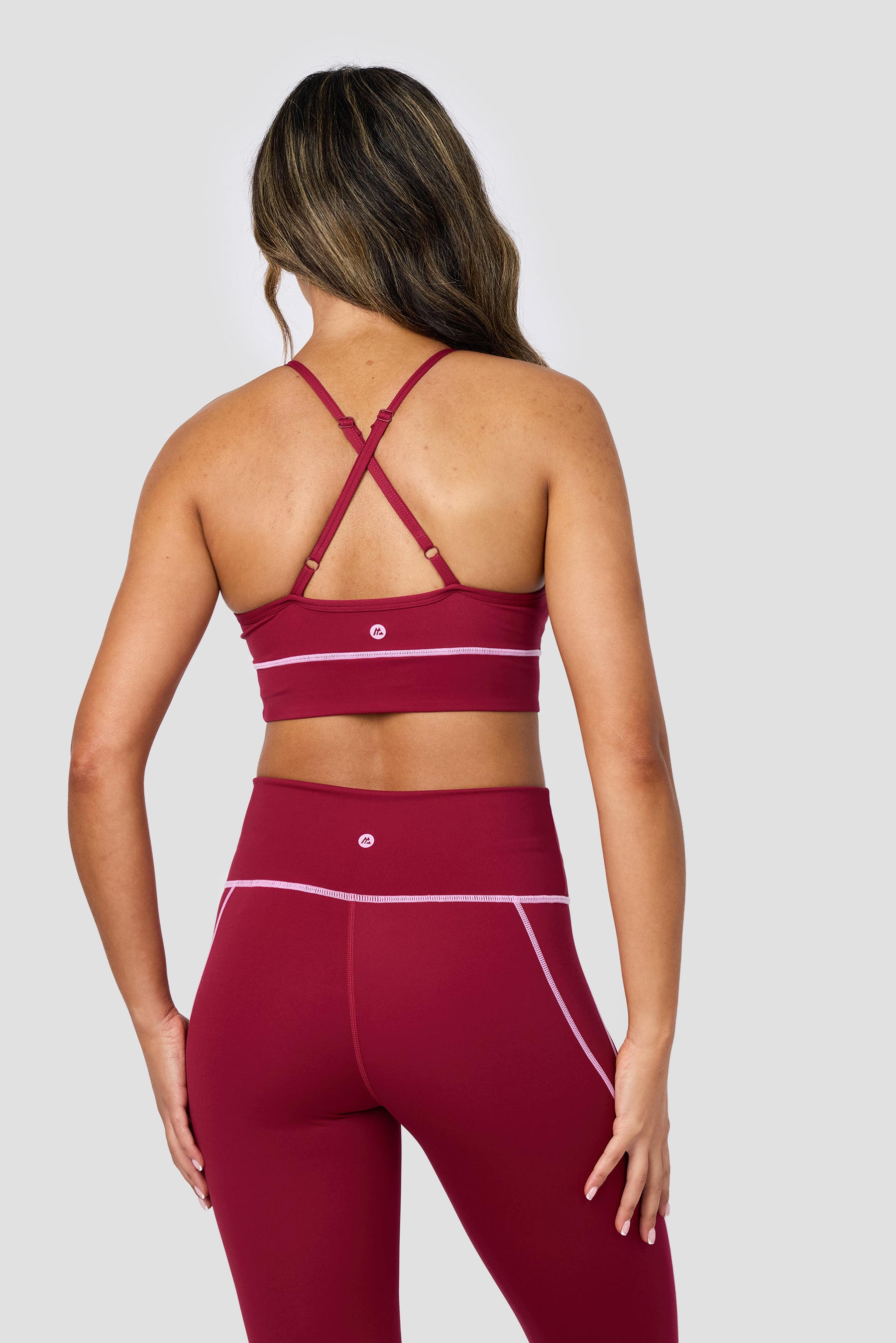 Accolade Sports Bra - Dark Crimson/Rosella
