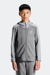 Boys Carbon Hood - Cement Grey/Platinum Grey