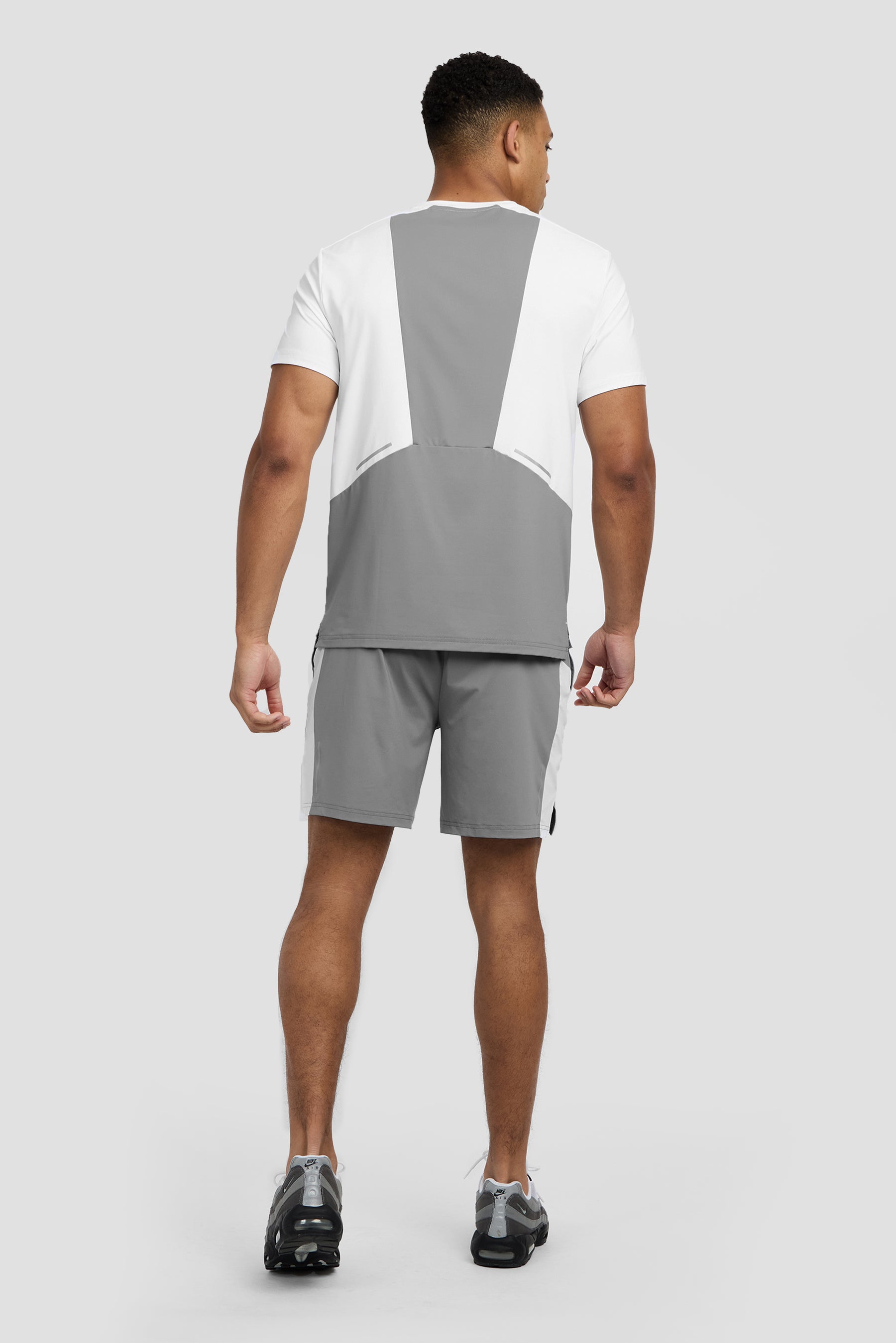 Strike Short - Platinum Grey/White
