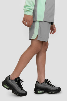 Boys Trek Tech Short - Platinum Grey/Sea Foam