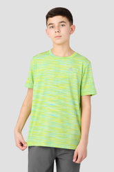 Boys Trail T-Shirt  - Yellow/Blue/White