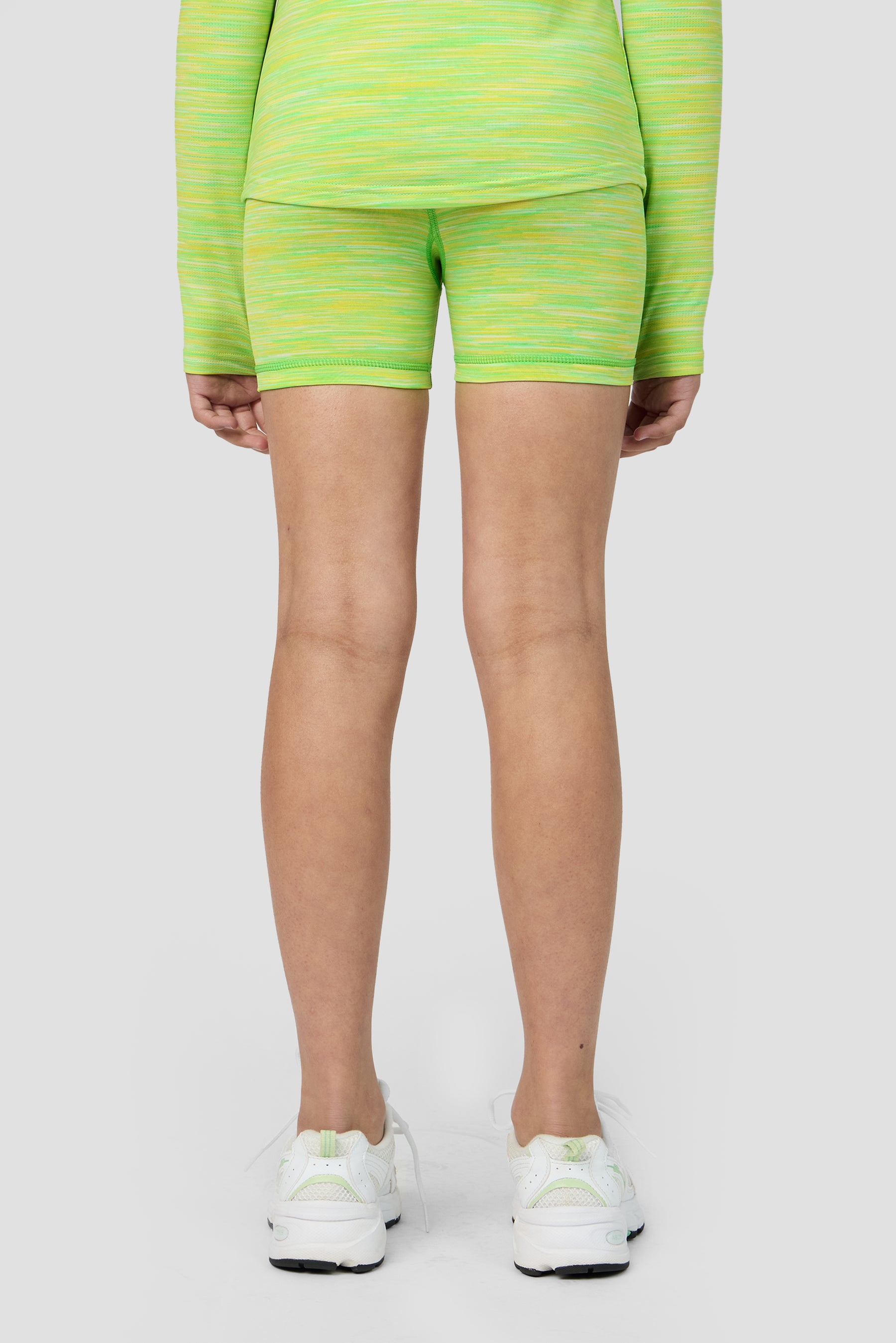 Girls Trail Icon Cycling Short - Green Multi