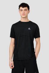 Pulse Seamless T-Shirt - Black/Asphalt