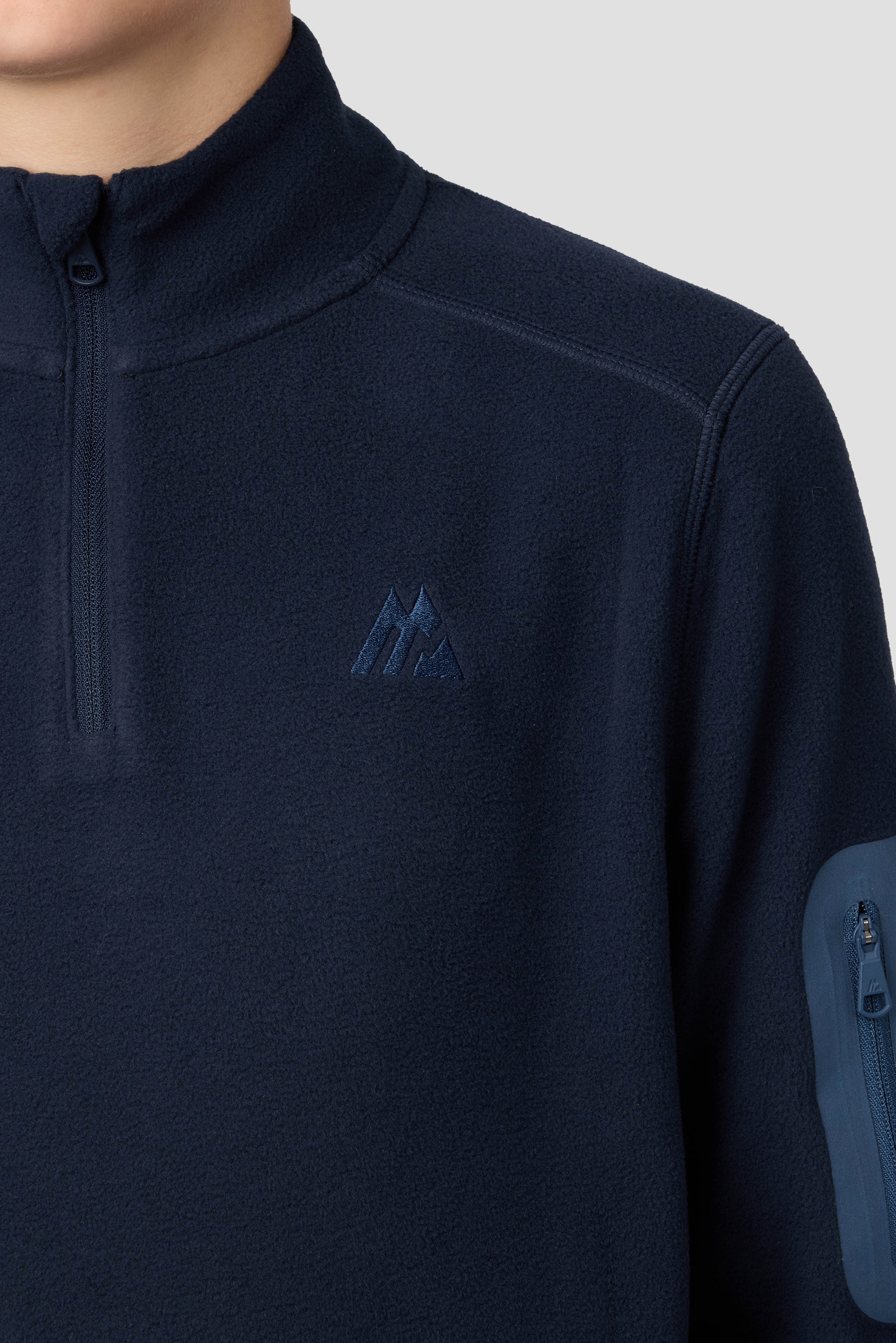 Altitude 1/4 Zip Polar Fleece - Midnight Blue/Navl