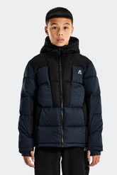 Carve Down Jacket - Navy Shadow/Black