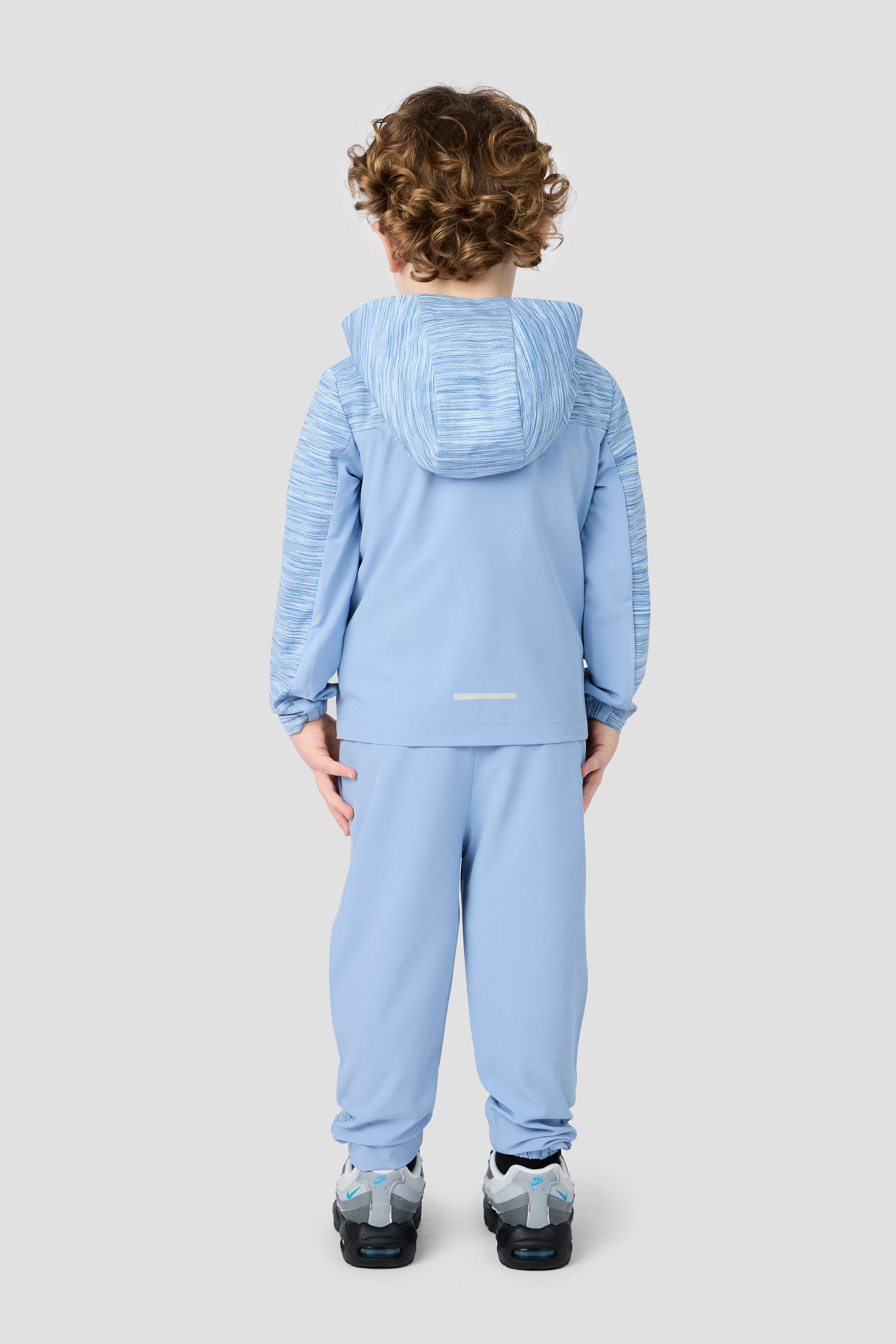 Infant Boys Trail Windbreaker/Pant Set -  Charcoal Blue Multi