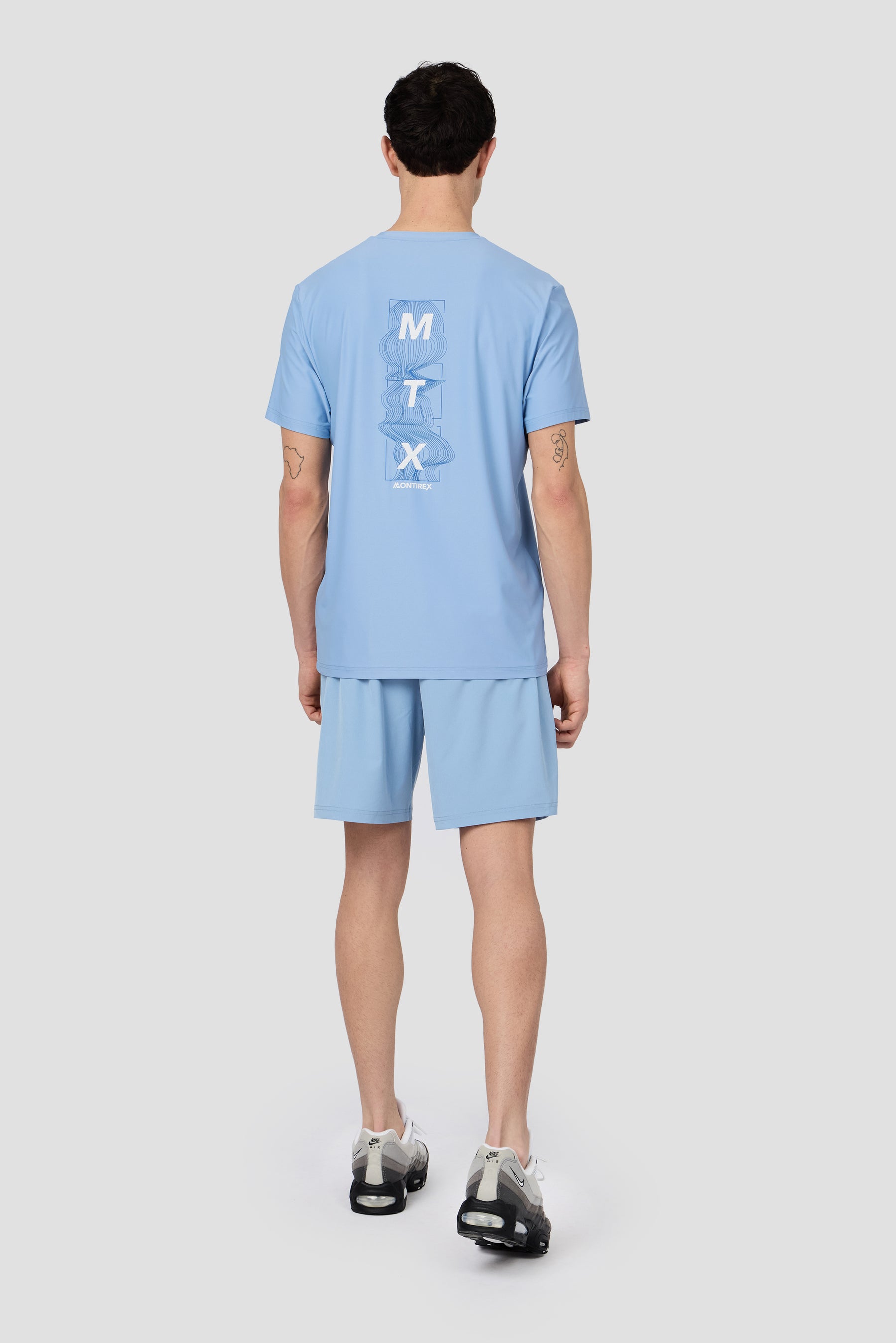 Frequency Short - Cloudy Blue/Charcoal Blue