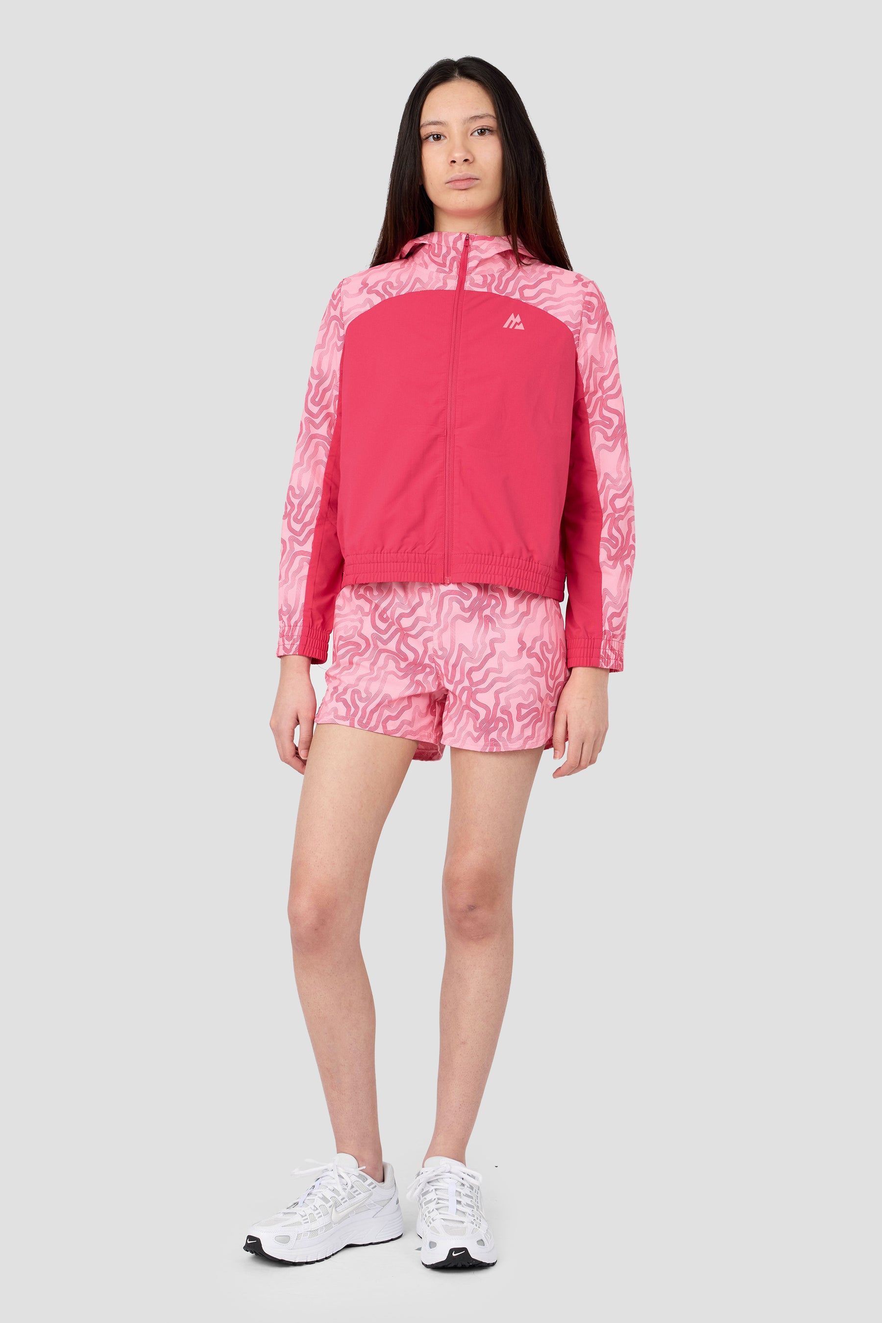 Girls Spin Windbreaker - Bouquet/Sweet Pink