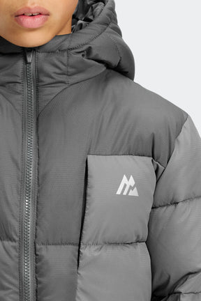 Carve Down Jacket - Cement Grey/Asphalt