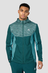 Trail Windbreaker - Light Teal Multi