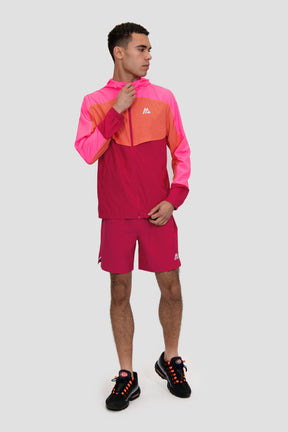 Breeze Windbreaker - Neon Pink/Coral/Spiced Cherry