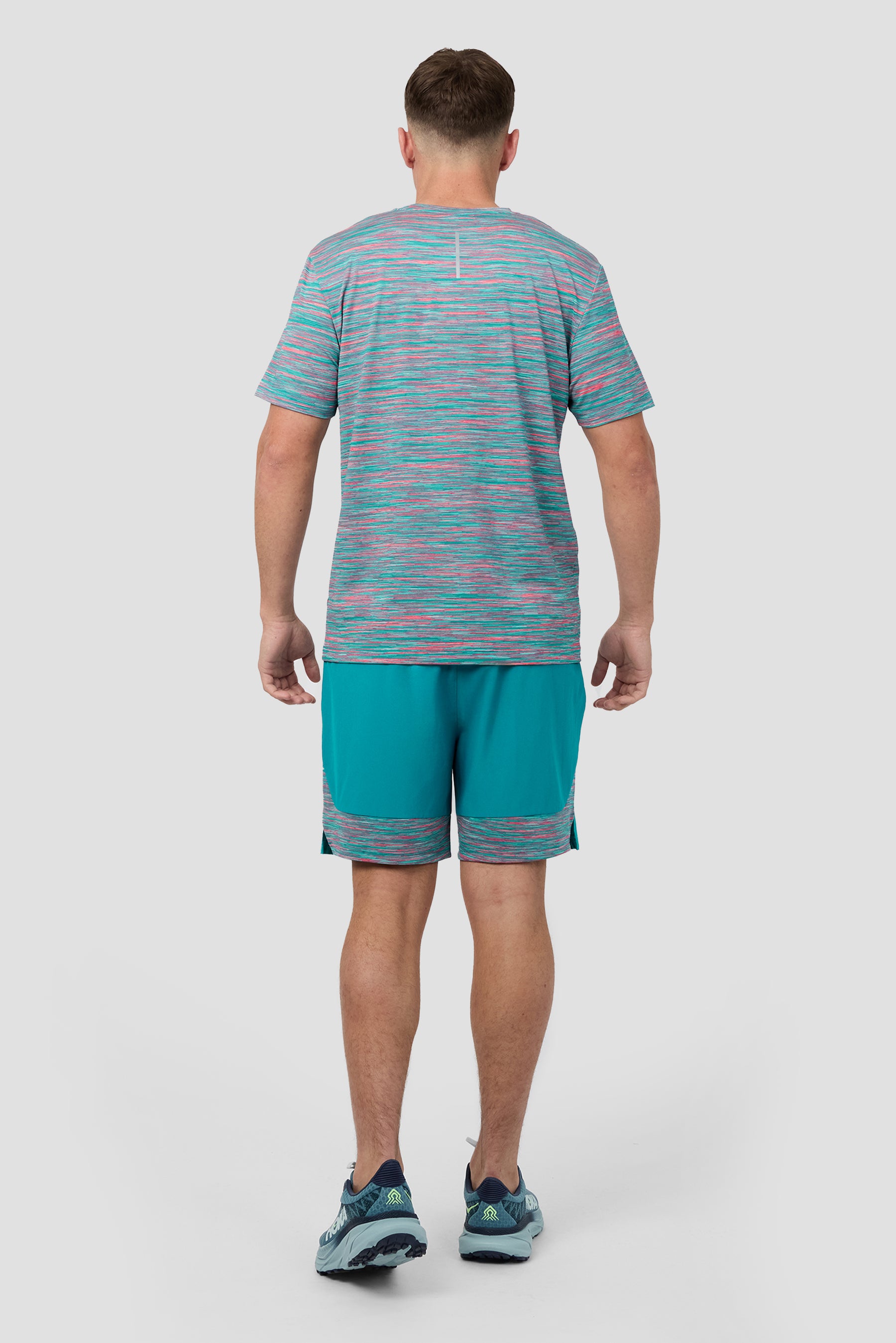 Trail T-Shirt - Teal/Pink
