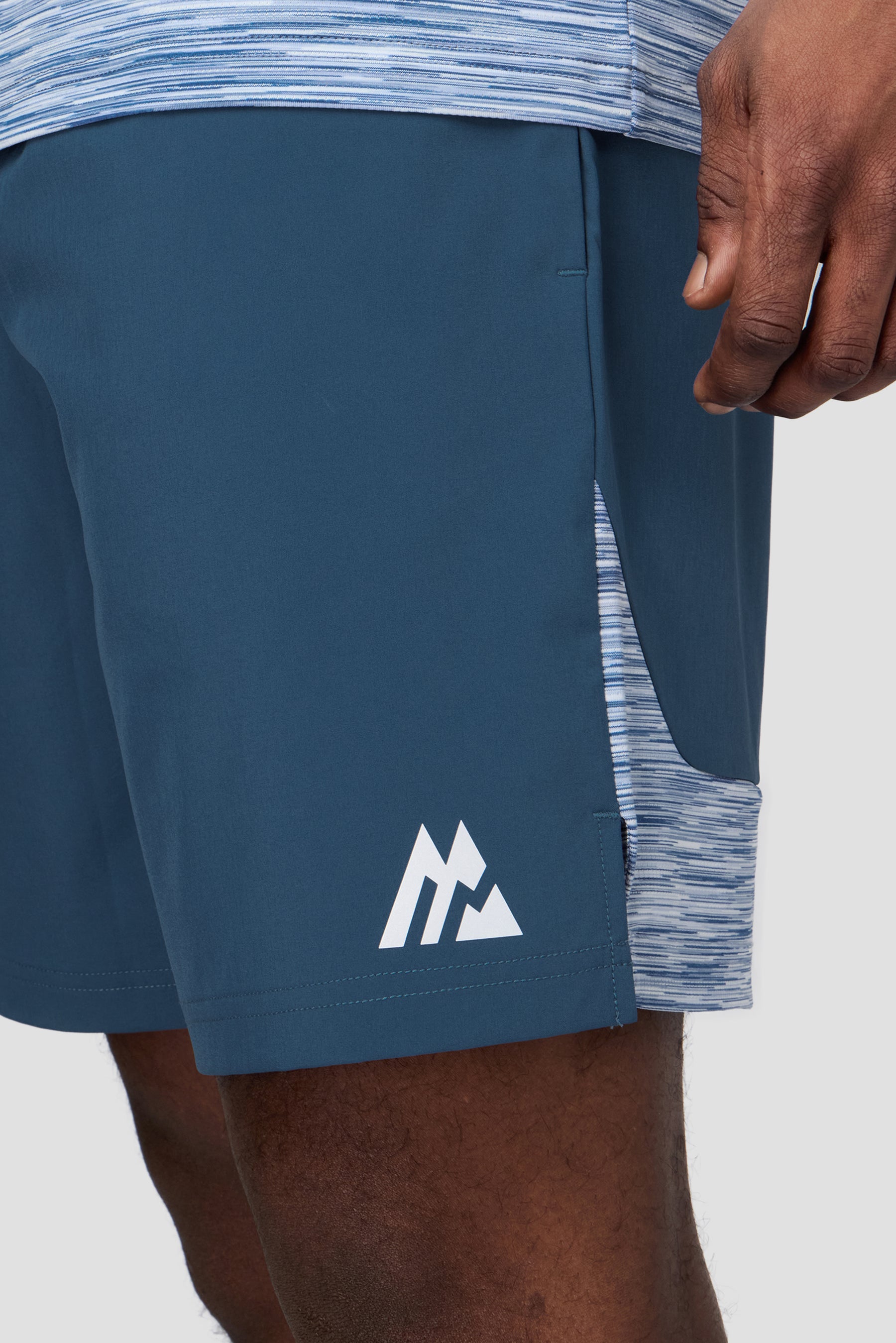 Trail Panel Short - Blue/Light Blue Multi