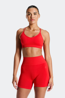 Muse Seamless Bra - Poppy Red