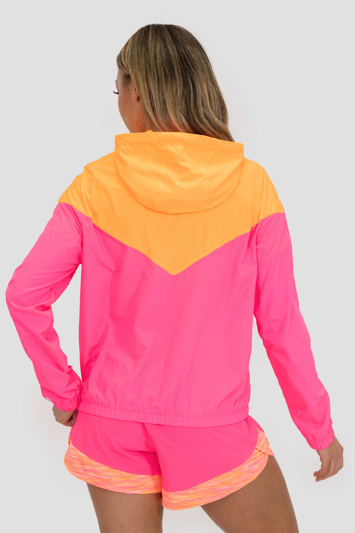 Move Windbreaker - Ice Tango/Neon Pink