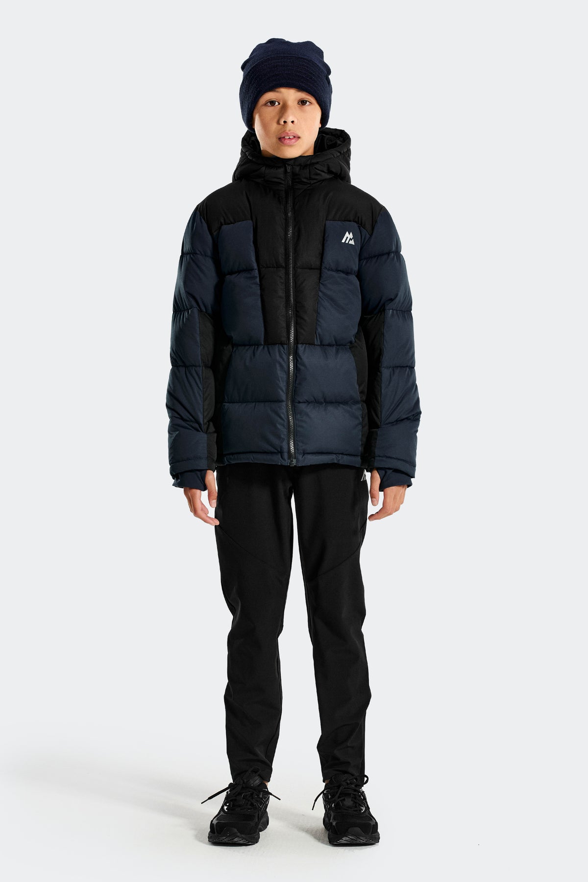 Carve Down Jacket - Navy Shadow/Black