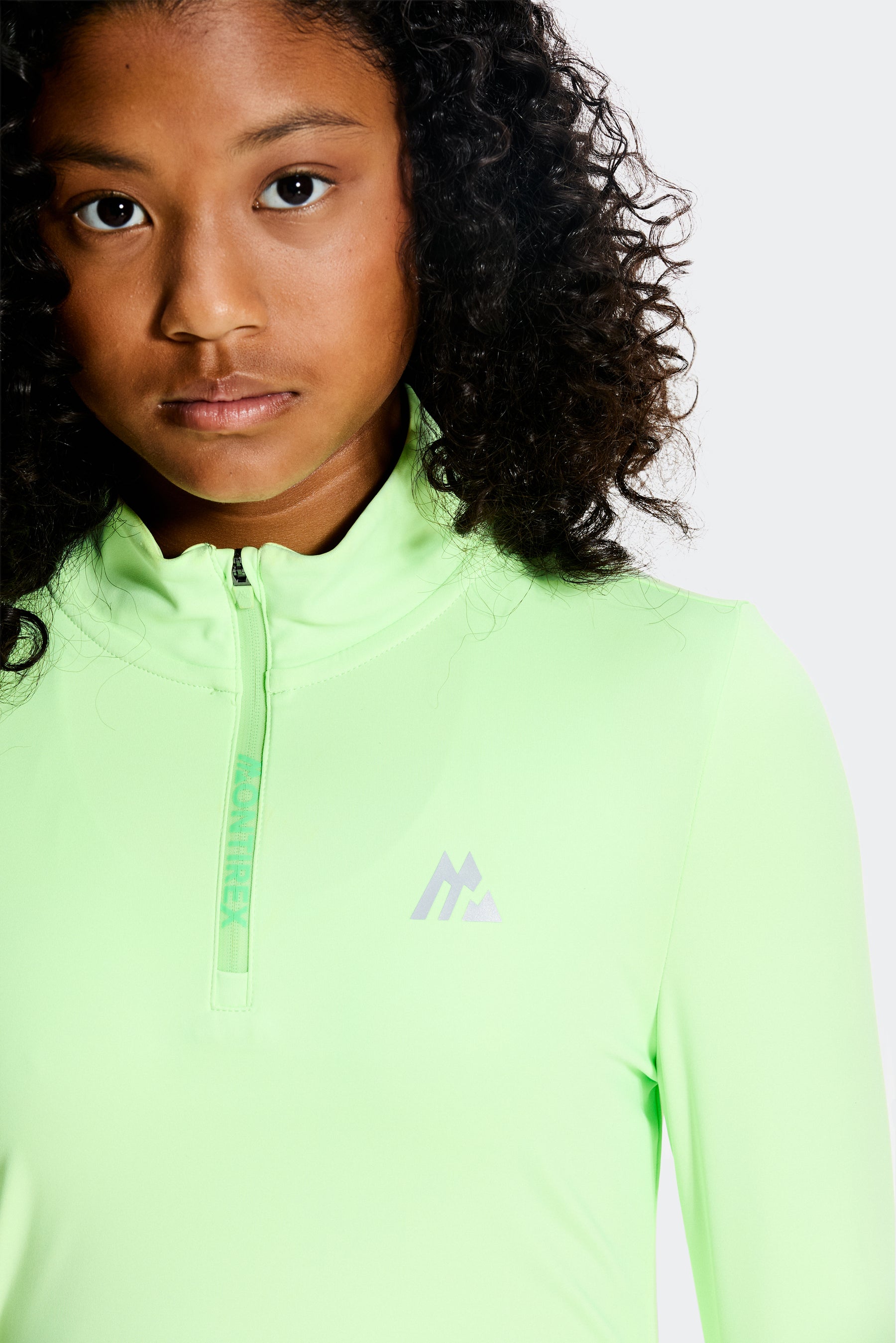 Girls Icon 1/4 Zip - Iced Matcha